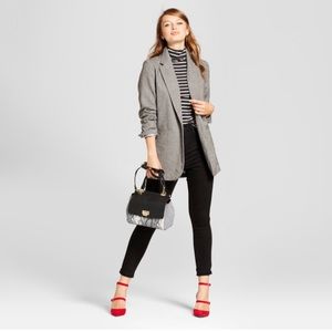 Harringbone boyfriend blazer-a new day